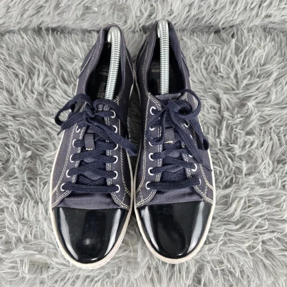 Clarks Collections 26117085 Womens 10 EU 41.5 Blue Soft Cushion Lace Up Low Top - Picture 3 of 10